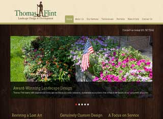 Landscaping Web Design Design Example