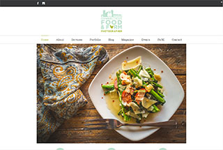 Photography Web Design Design Example