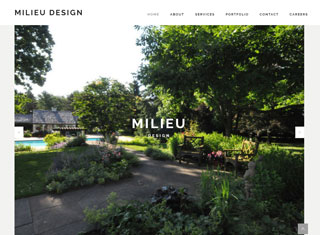 Landscaping Web Design Design Example