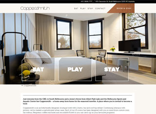 Hotel Web Design Design Example