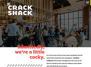 Restaurant Web Design Design Example