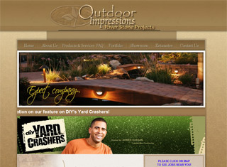 Landscaping Web Design Design Example