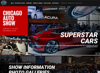 Auto Web Design Design Example