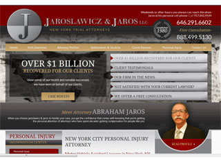 Lawyer Web Design Design Example