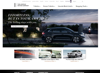 Auto Web Design Design Example