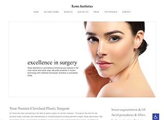 Medical Web Design Design Example