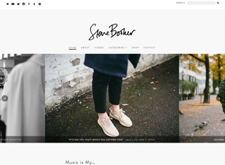 Fashion Web Design Design Example