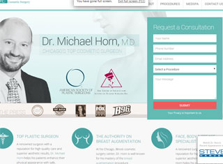 Medical Web Design Design Example