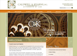 Lawyer Web Design Design Example