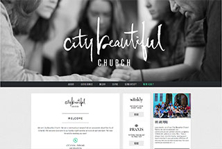 Religious Web Design Design Example