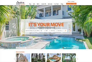 Real Estate Web Design Design Example