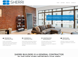 Contractor Web Design Design Example