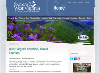 Travel Web Design Design Example